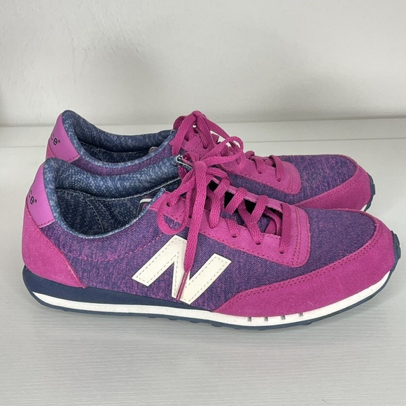 New Balance Shoes - New Balance 410 Retro/Vintage Style Womens Size 8.5 Pink Purple Suede